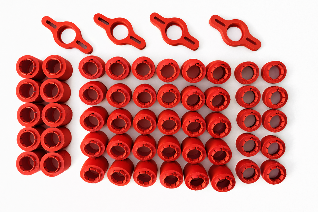 exhaust header block kit 44,45mm
