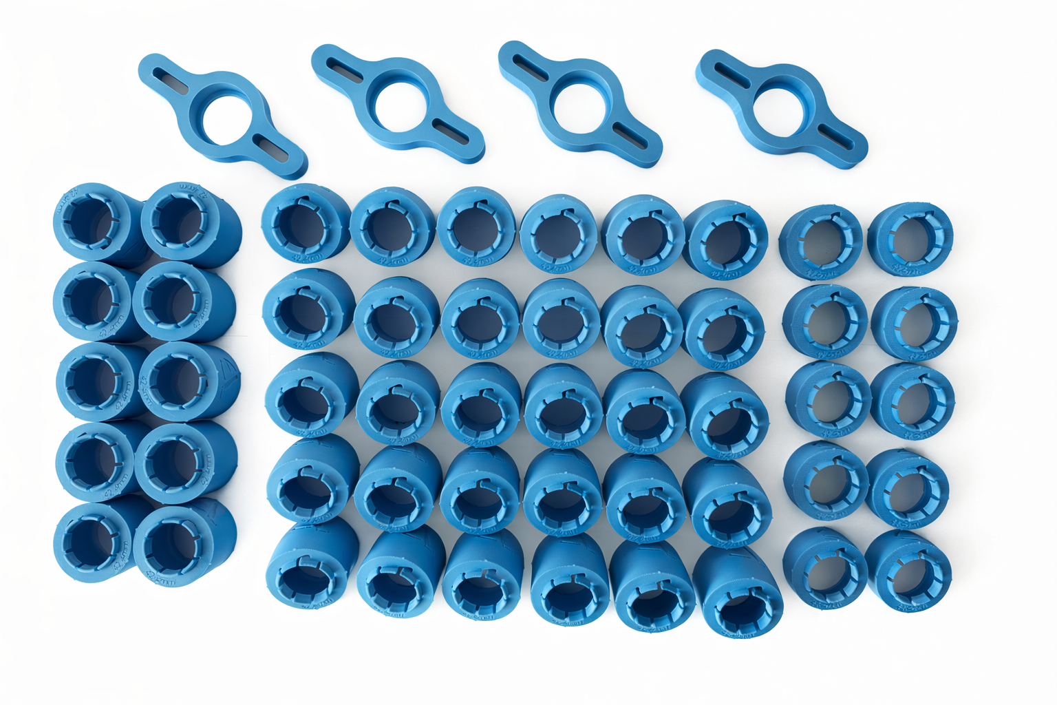 Exhaust header block kit 42.4mm